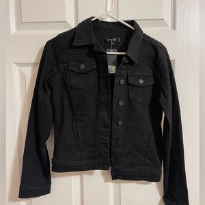 sofie & trey black jean jacket
